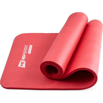 podložka na cvičení Hop-Sport Podložka HS-N015GM 1,5cm červená
