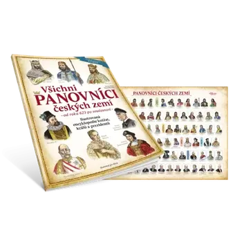 Všichni panovníci českých zemí (bookazine) + plakát (Ilustrovaná encyklopedie knížat, králů a prezidentů od roku 623 po současnost.)