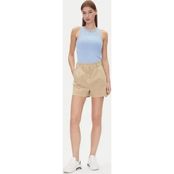 Pánské kraťasy Tommy Jeans Šortky z materiálu Claire DW0DW21643 Béžová Regular Fit 30