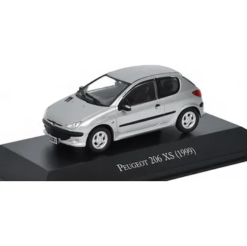 autíčko SALVAT Peugeot 206 XS 1999 1:43 - časopis s modelem Peugeot 206XS 1999 - kovový model auta