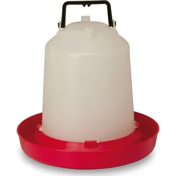 krmítko pro hospodářská zvířata SET 10 ks - Závěsná klobouková napáječka pro slepice plastová CF 002.14 ANTAR - 5l