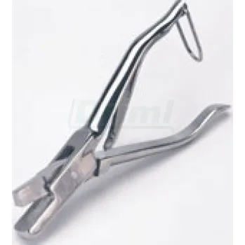 Vrubovací kleště k značení prasat, kapesní, nerez - trojlístek