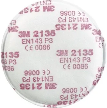 Plynová maska 3M 2135 - Filtr náhradní P3 pro polomasky řady 6000 a 7000 (bal. 2 kusy)
