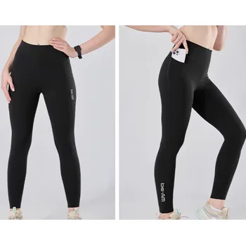 Dámské legíny Sportovní legíny be-AM RUN - černá Velikost: XL