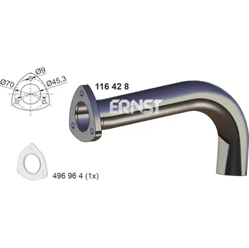 Výfuková trubka Výfuková trubka ERNST 116428