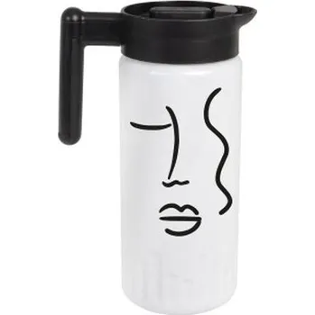 Džbán 1,46l, WATER, bílé sklo/plast