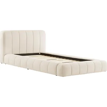 Dětská postel Jotex Krémově bílá čalouněná postel DERMY MINI 90 x 200 cm