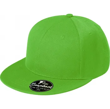 Kšiltovka Kšiltovka rovný kšilt Malfini RAP 6P - světle zelená
