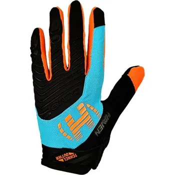 cyklistický dres Rukavice HAVEN DEMO NEO LONG modro/oranžové L