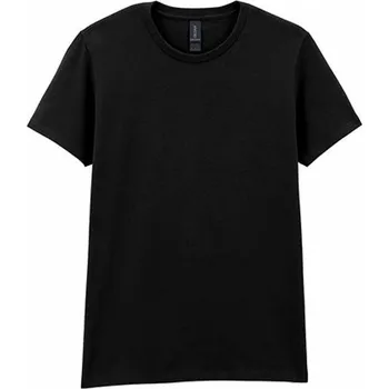 Dámské tričko Gildan Dámské vypasované tričko se zkrácenými rukávky Barva: Černá, Velikost: M G5000L