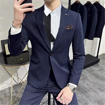 Pánský oblek Pánský oblek pro každou příležitost MC226 Velikost: 3XL, Barva (Varianta): Sada 2 ks Navy