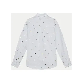 Pánská košile Tommy Hilfiger Košile KB0KB09555 D Světle modrá Regular Fit 16Y