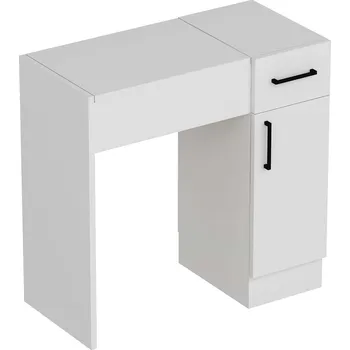 Toaletní stolek JUKTA toaletní stolek se zrcadlem, bílá