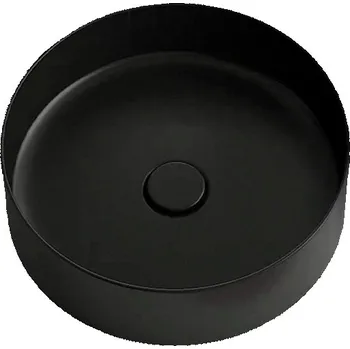 BPS-koupelny Keramické umyvadlo na desku HYD-LA-MTB-360 ø36 cm, černé mat