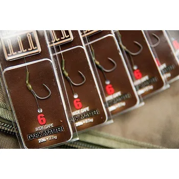 Rybářský háček Korda návazec Dark Matter Rig Wide Gape Velikost: 8