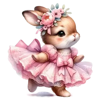 Velikonoční dekorace Nažehlovací obrázek - zajíček v růžovém I (19,0 x 22,0 cm)