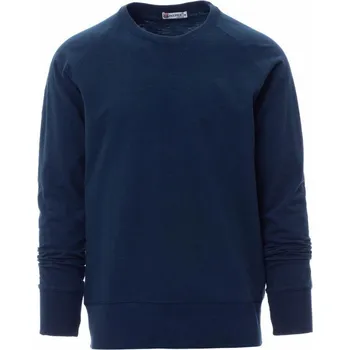 Pánská mikina Payperwear Mikina Malibu+ s kulatým výstřihem a raglánovými rukávy Barva: modrý denim, Velikost: 3XL
