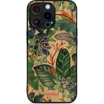 Pouzdro na mobilní telefon Lesklý kryt Mobiwear Glossy - Apple iPhone 13 Pro - G036G - Sukulenty (Prémiové lesklé pouzdro, obal, kryt Mobiwear Glossy na mobil Apple iPhone 13 Pro - G036G - Sukulenty, materiál Plast + TPU silikon - krytí po všech stranách, neošoupatelný potisk, tenk