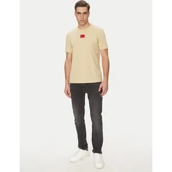 HUGO T-Shirt Diragolino212 50447978 Béžová Regular Fit L