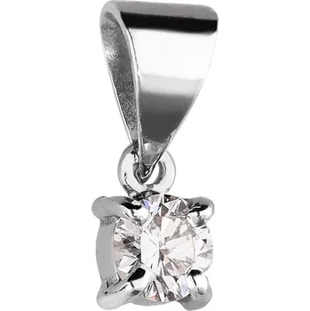 Přívěsek Zlaton Přívěsek bílé zlato s diamantem 0.45g 000061401259