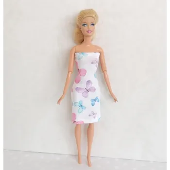 Barbie - oblečky pro panenku - krátké úzké šaty - mix Motiv: 3