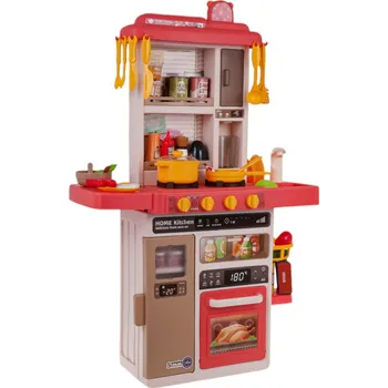 Dětská kuchyňka Ramiz Dětská kuchyňka se světly, zvukem a funkcí vody 50el. Růžová