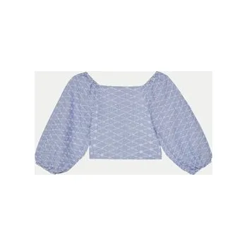 Dámská halenka Guess Halenka J5GH08WH7K0 Modrá Regular Fit 12Y