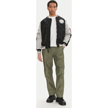 Pánský bomber Alpha Industries Bunda bomber Japan Warrior Souvenir 146101 Černá Regular Fit XL