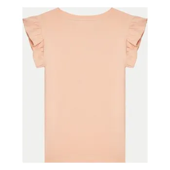 Pánská móda Guess T-Shirt K5RI26 K6YW4 Korálová Regular Fit 5Y