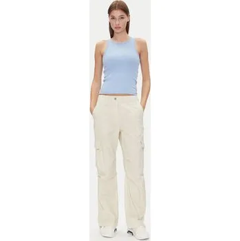 Pánské oblečení Tommy Jeans Kalhoty z materiálu Tjw Cargo Relaxed Straight DW0DW20350 Béžová Relaxed Fit 28_30