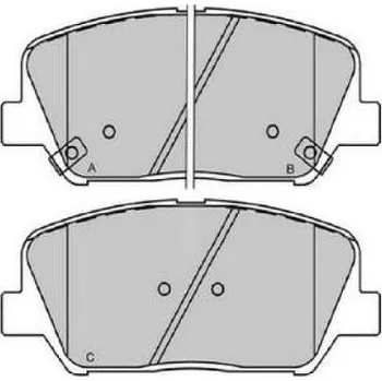 Brzdová destička Sada brzdových destiček, kotoučová brzda KAVO PARTS KBP-3060
