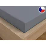 Luxusní saténové prostěradlo 200x220 tmavě šedé