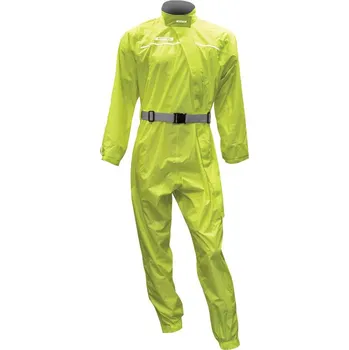 Moto kombinéza BIKETEC Nepromokavá kombinéza na motorku Fluo - Velikost XL