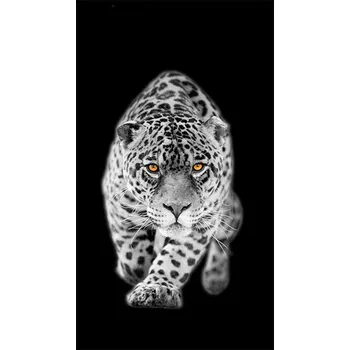 Závěs Designový závěs - Leopard - 140x245 cm