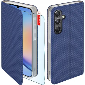 Pouzdro na mobilní telefon Flipové pouzdro KrainaGSM pro Samsung Galaxy A34 5G modré