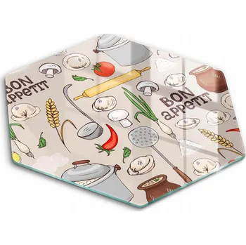 Kuchyňské prkénko Krájecí deska Wallfluent sklo 1 ks