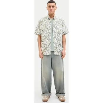 Pánská košile Jack & Jones Košile Joshua 12271089 Écru Wide Fit XL