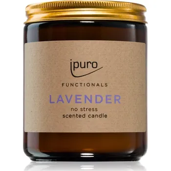 Svíčka ipuro Functionals Lavender vonná svíčka 200 g