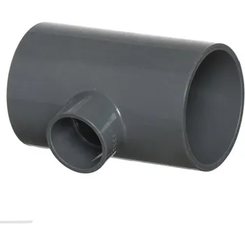 PWS - Professional Water System PVC tvarovka - T kus 90° s redukcí, 90x50 mm