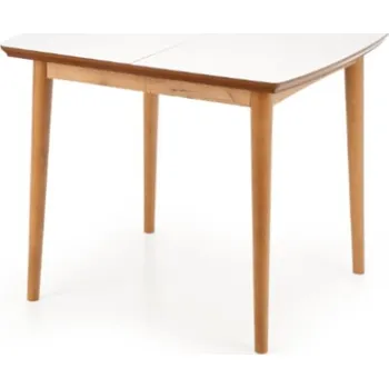 Rozkládací stůl Barret - Halmar Bílá / dub lefkas 90x75 cm