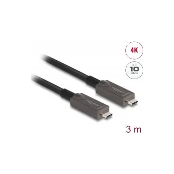 Prodlužovací kabel Delock Aktivní optický kabel USB-C™ Video + Data + PD, délka 3 m 84144