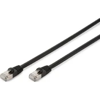 Počítačové příslušenství Digitus CAT 6 S-FTP outdoor patch cable, Cu, PE, AWG 27/7, length 3 m, black sheath color DK-1644-030/BL-OD