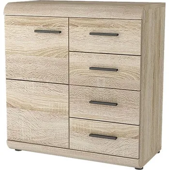 Komoda Komoda Link - Meble Laski Dub Sonoma 80x86.5 cm