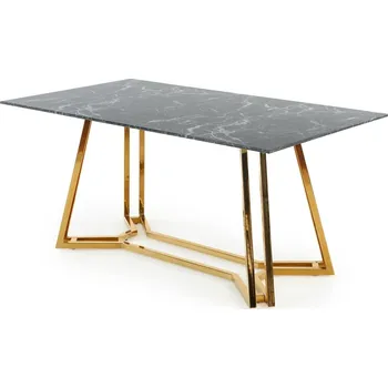 Jídelní stůl Elegantní stůl do jídelny Konami - Halmar Černá 160x75 cm