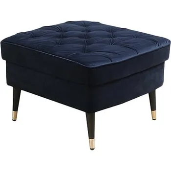 Taburet Elegantní podnožka Figaro - Black Red White - BRW Riviera 79 68x45 cm