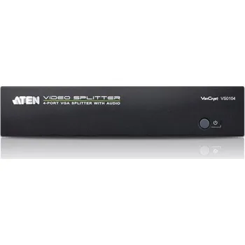 ATEN VS0104-AT-G 4PORT VGA Splitter with Audio W/EU ADP VS0104-AT-G