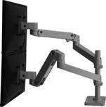 ERGOTRON LX Pro Dual Stacking Arm, stolní dvouramenný držák pro 2 monitry, šedá (45-690-293)
