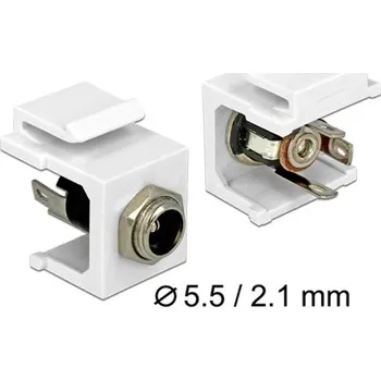 Síťový kabel Delock Keystone modul DC 5.5 x 2.1 mm zdířka 86355