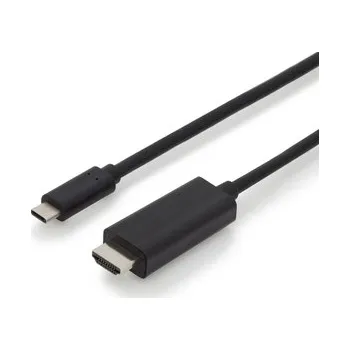 Datový kabel Digitus kabelový převodníkl USB typu C na HDMI 2,0 m, 4K/60Hz, 18 GB, CE, bl, zlacené konektory AK-300330-020-S