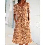 Sportovní šaty na léto BR165 Barva: Oranžová, Velikost: S